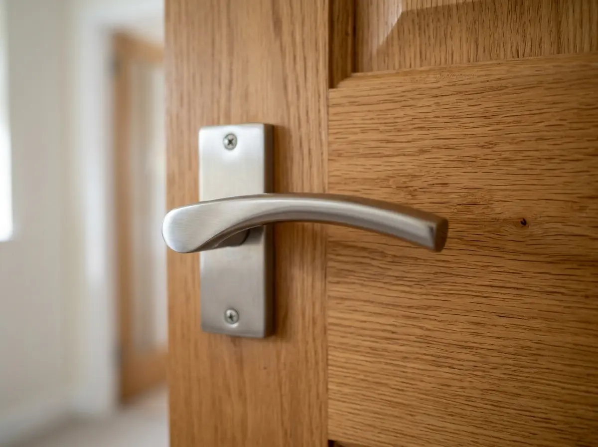 Easy-to-use lever door handle